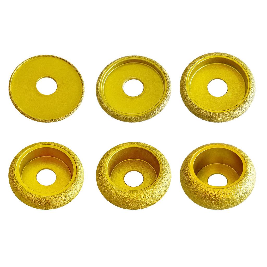 Grinding Wheel Dry Vacuum Brazed Grinding Head Chamfering Tool for Angle Grinder Accessories Marble Tile Glass Porcelain