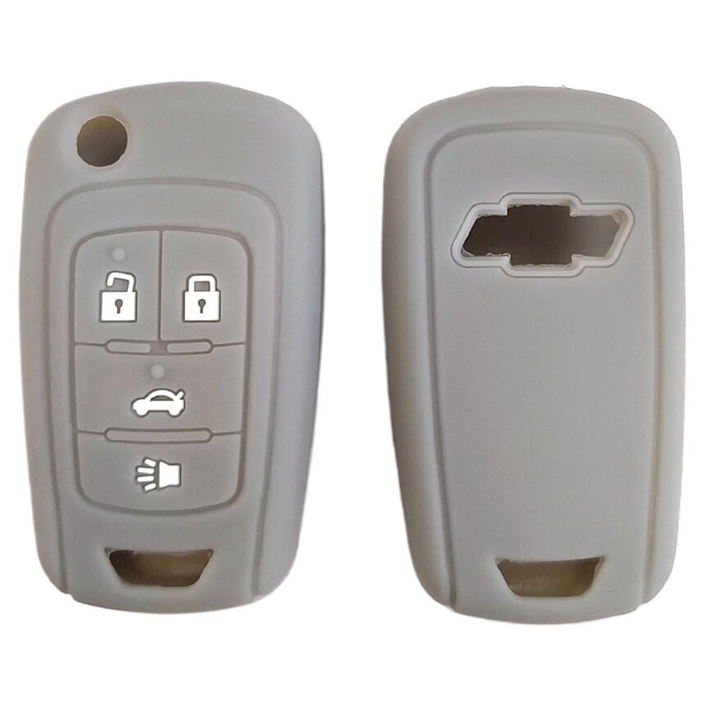 Suitable for 4-key Chevrolet Sail folding silicone key case Cruze LeFeng RV car key case hollow style key cover keychain
