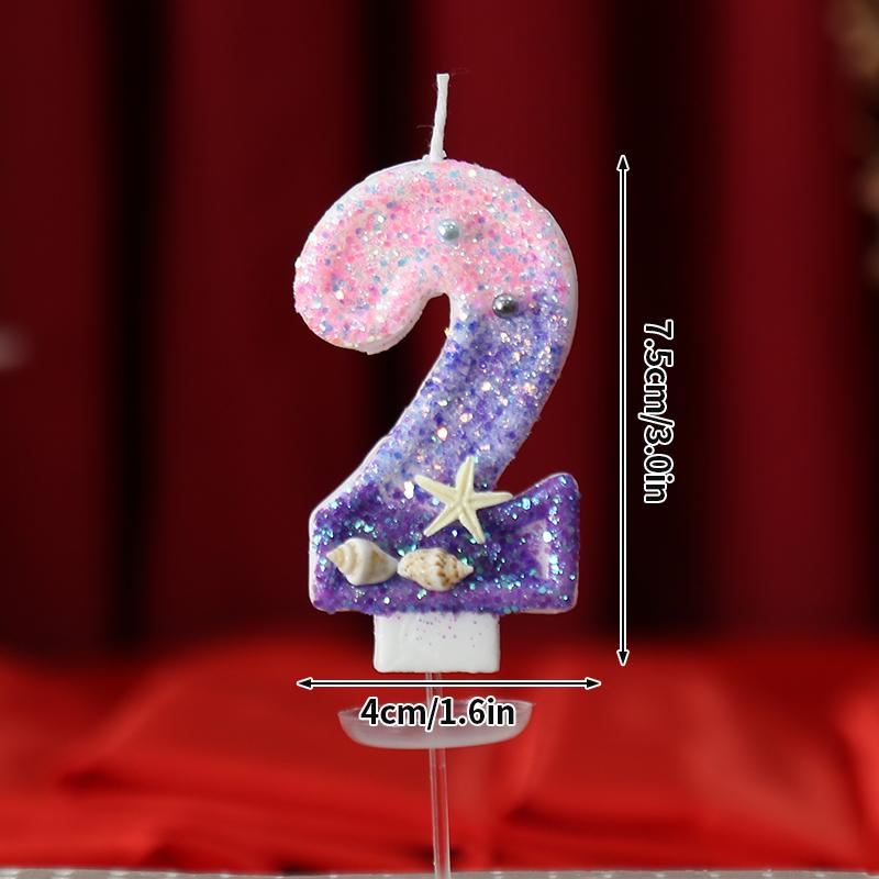 3D Number Cake Decorating Candle Birthday Candles Multicolor Cake Topper Baby Shower Party 1st Dessert Decor for Any Celebration