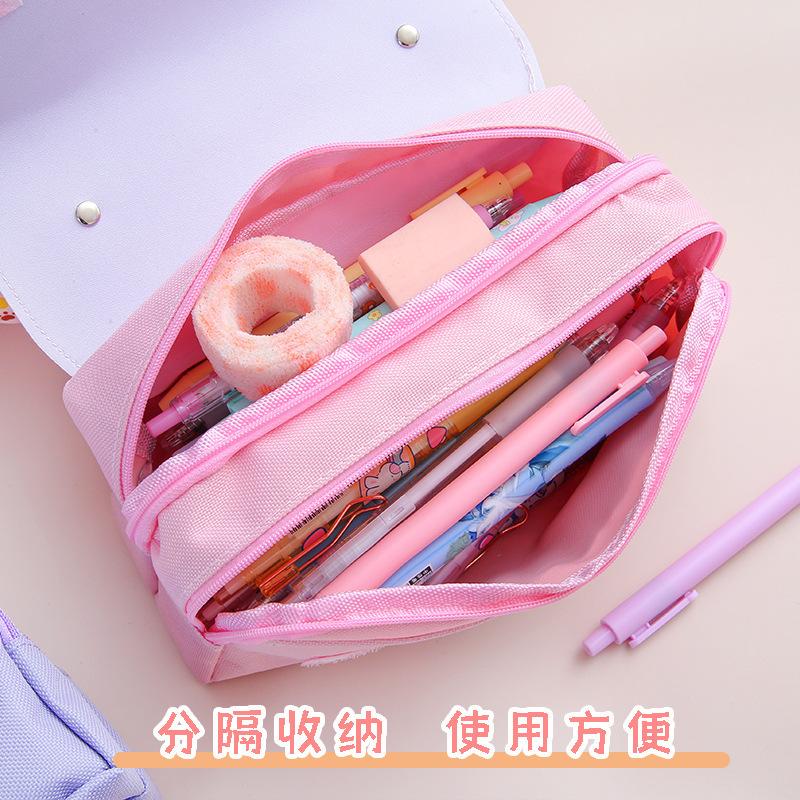 Pencil case Pencil case Pencil case Cute student Multifunctional large capacity Men and women
