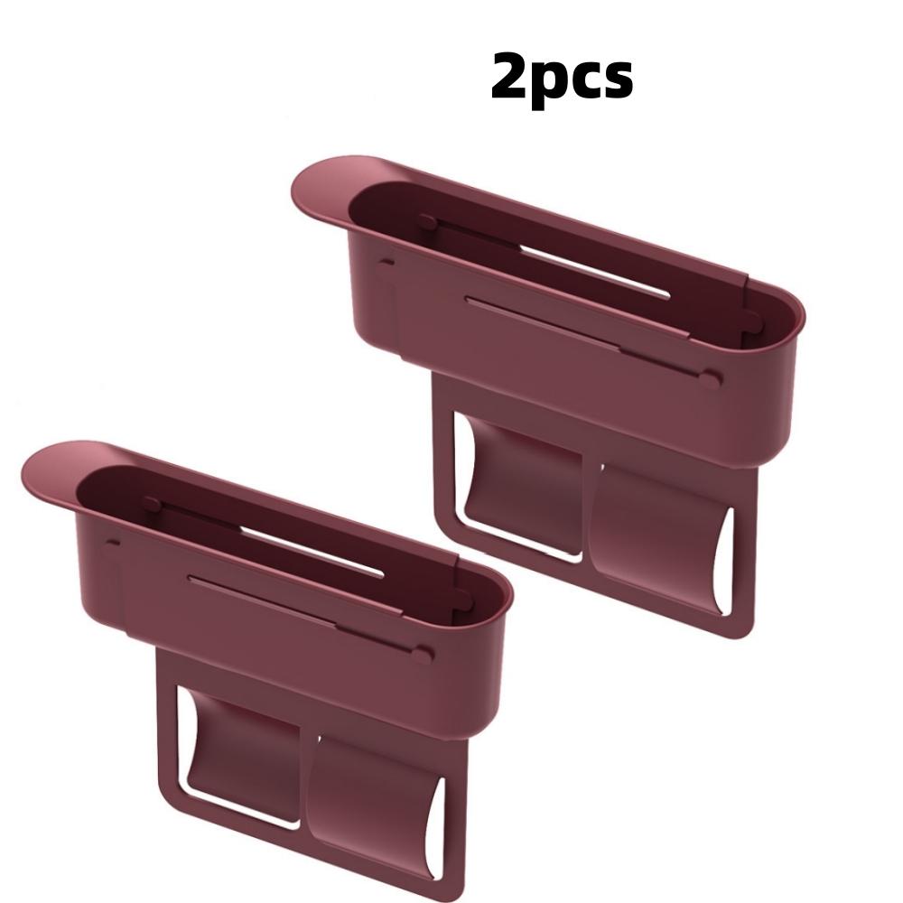 Car Seat Crevice Storage Box Gap Slit Filler Storage Shelf Multi-functional Large Capacity Push Pull Type Car Storage Rack