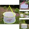 Foldable Clothes Drying Mesh Basket With Large Diameter For Home Use And Socks Air Drying