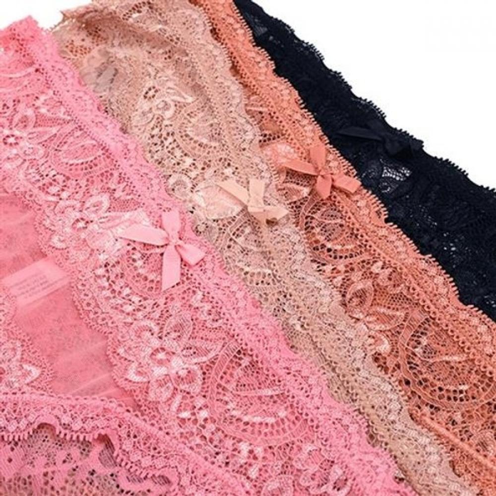 Bapool Er 181204 Fr Edge Mesh Lace Panty