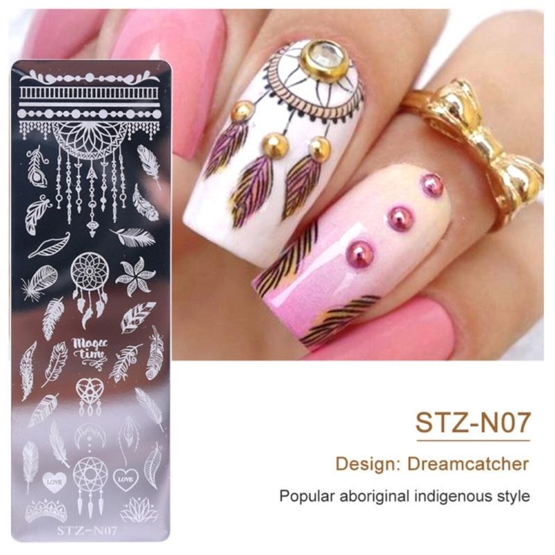 Nail Stamping Plate Animal Flower Nail-Image Stamp Plate Manicure Stencil Tool