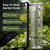 Cartoon Ant Design Garden Rain Gauge Clear Tube Decorative Rain Gauge Rainfall Gauge  Flower Bed