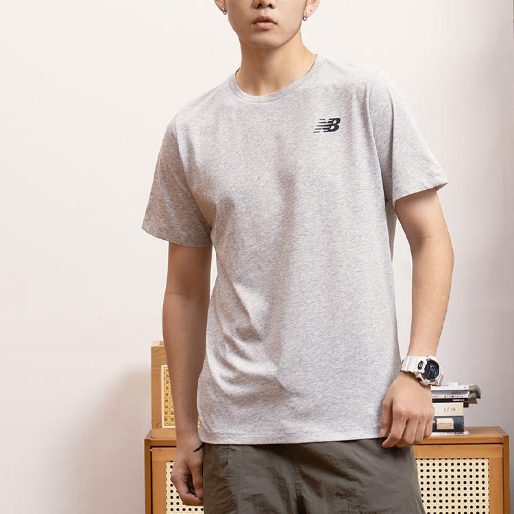 New Balance Set-in Sleeve T-Shirt Men's Gray AMT11070-AG
