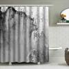 Duschvorhang Vintage Grau Steinstruktur Wasserdicht Hintergrund Bauernhaus Badezimmer Dekor Künstlerisch Grunge Wandbehang Moderner Stil