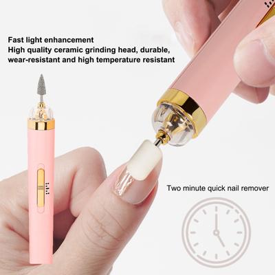 Nagelbohrer, verschleißfest, zum Entfernen abgestorbener Haut, kompakt, praktisch, elektrisch verstellbar, für den Salon