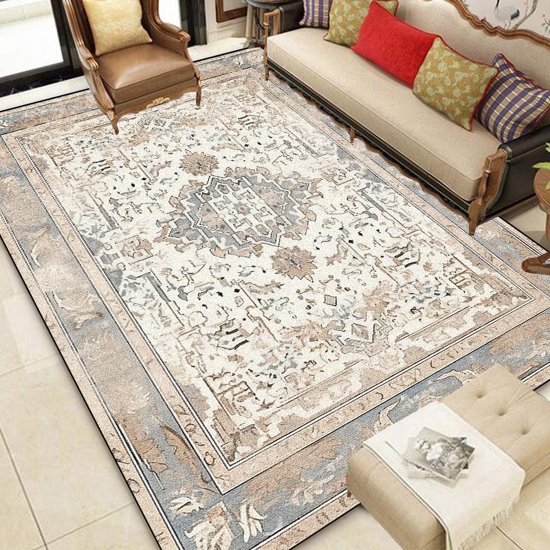 American Style Easy Clean Carpets Living Room Persia Decoration Large Area Rugs Washable Soft Bedroom Lounge Non-slip Floor Mat