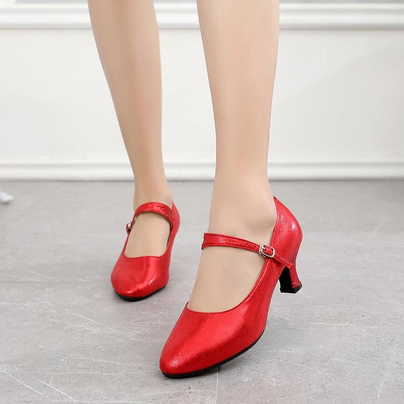 UnoSheng Chaussures Pour Fees Grande Taille Chaussures Latin Salle De