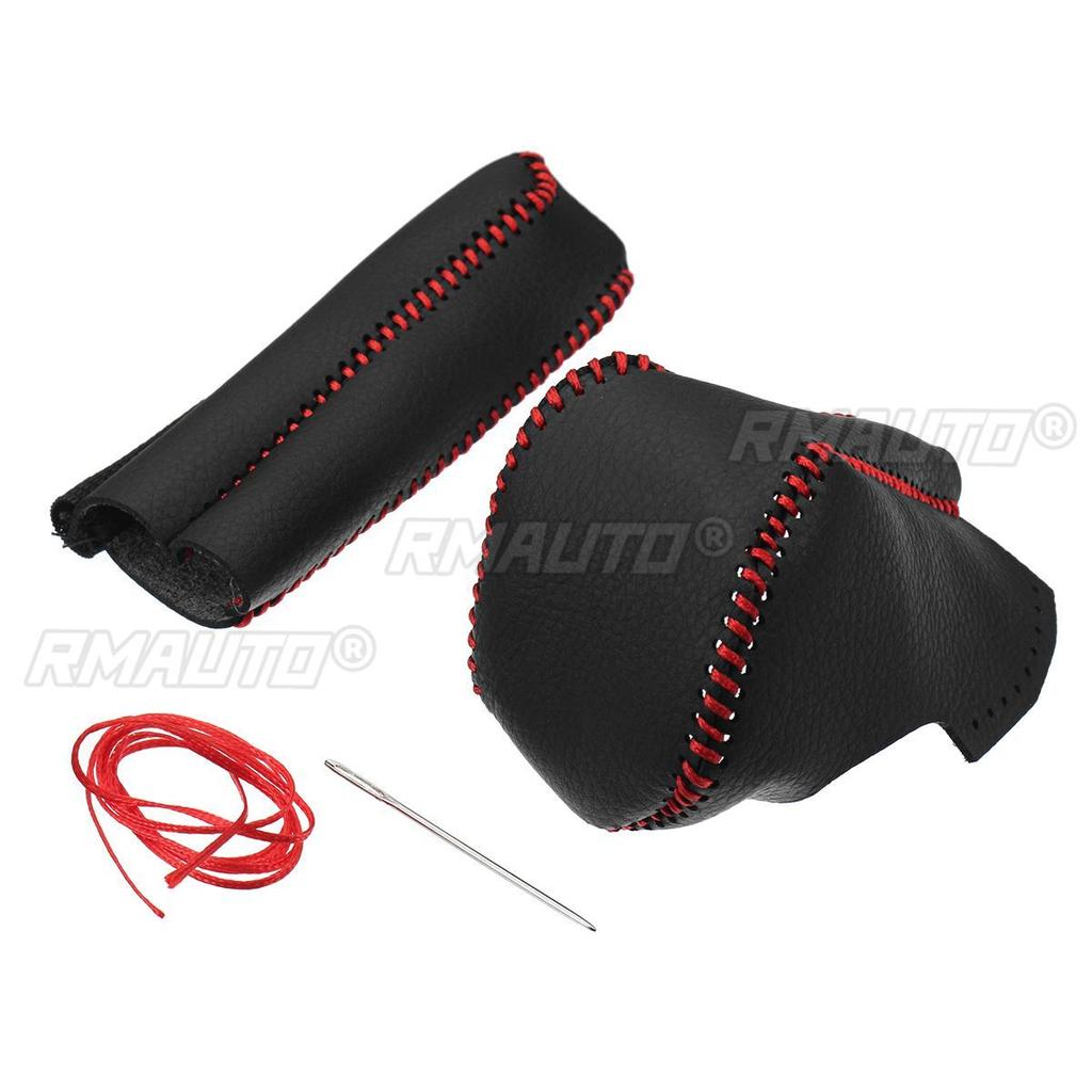 Automatic Gear Shift Knob Handbrake Leather Cover for Honda/Civic 8th Generation 2006 2007 2008 2009 2010