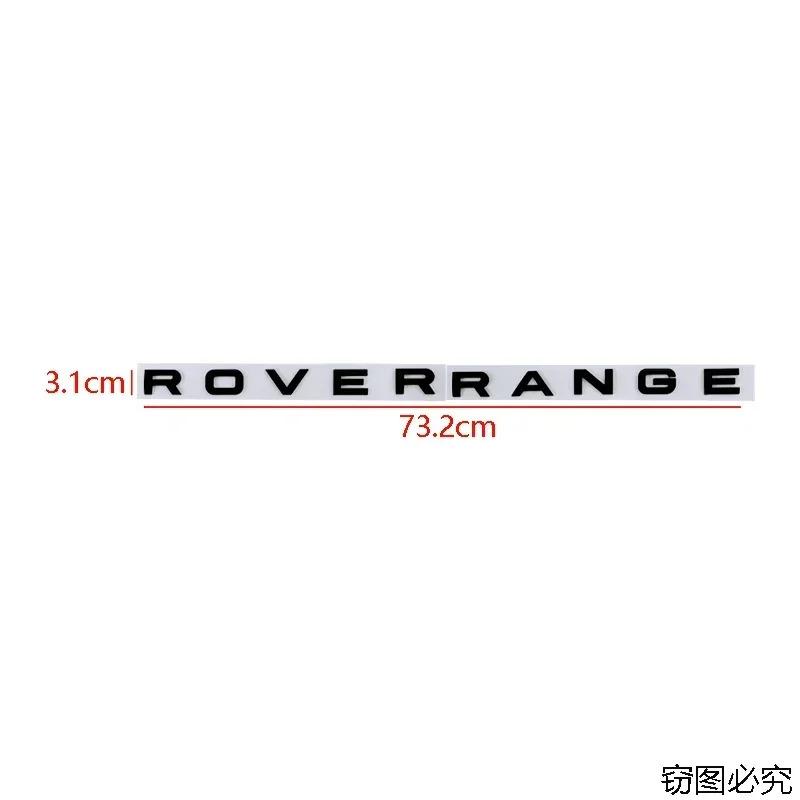 Front Hood Sticker Abs Car Trunk Letters Badge for Land Rover Range Rover Emblem Evoque Vogue Velar SV L405 L322 2 Q3 4 Sport
