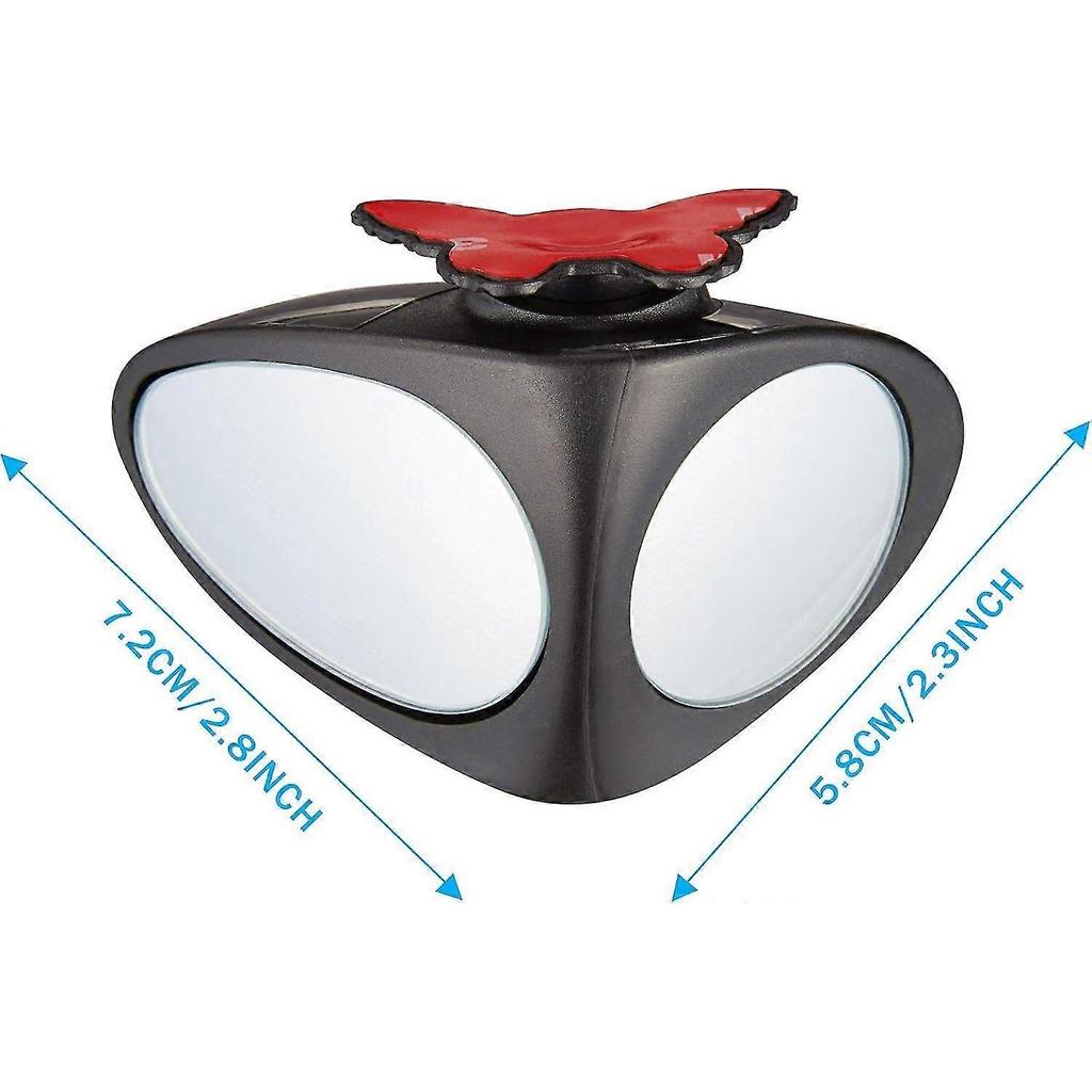 Car Blind Spot Mirror Wide Angle Rear View Mirror Blind Spot For Front/rear Observation Universal,left+right - DD