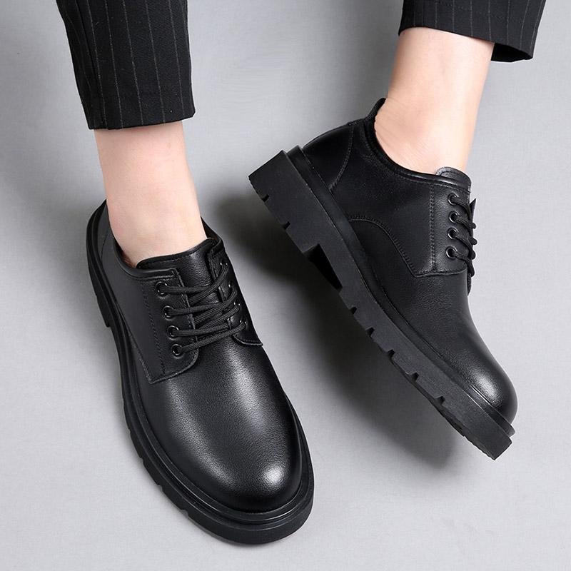 Fashion Shoes for Men Shoes Lace Up Leather Shoe Men Business Shoe Outdoor All-Match Casual Men Dress Shoes Footwear Chaussure Homme