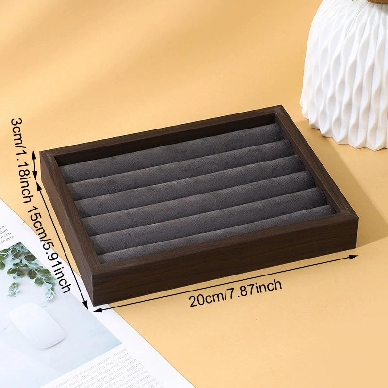 

Vintage Grey Series Jewelry Display Tray Multifunction Ring Earrings Bracelet Necklace Watches Storage Trays Jewellery Organizer
