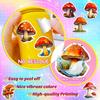 50 Mushroom Stickers Plant Mushroom Stickers Personalized Retro Guitar Notebook Graffiti Stickers
