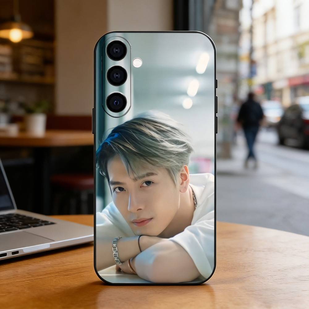 J-Jackson Wang  Phone Case Black Silicone Soft For Samsung Galaxy A73,A72,A71,A70,A53,A52,A51 Samsung a53 5g
