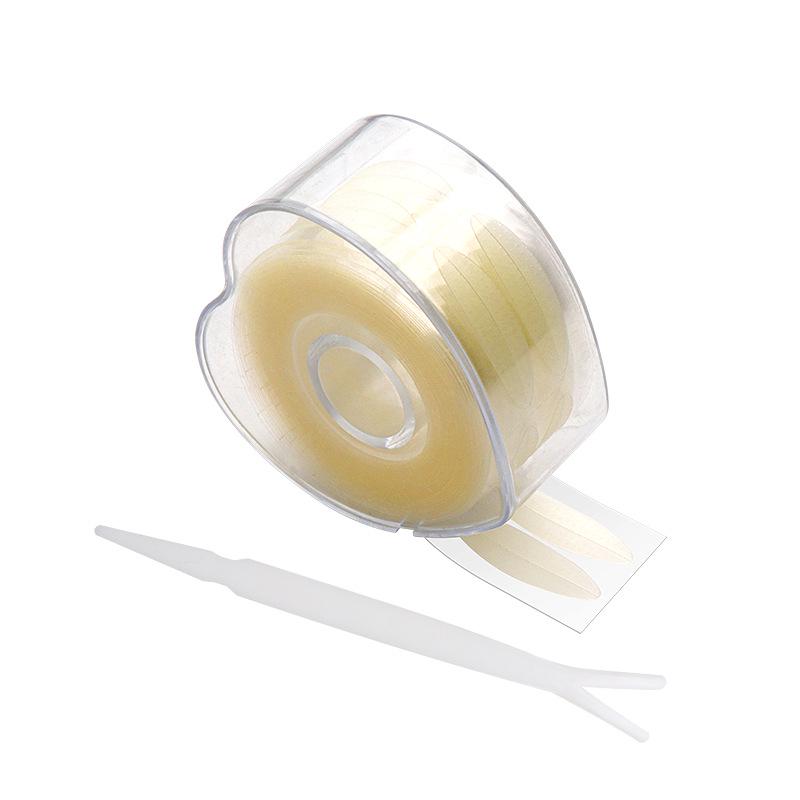 Rollo de Cinta Invisible para Párpados en Forma de Corazón - Malla Natural, 600 Pegatinas