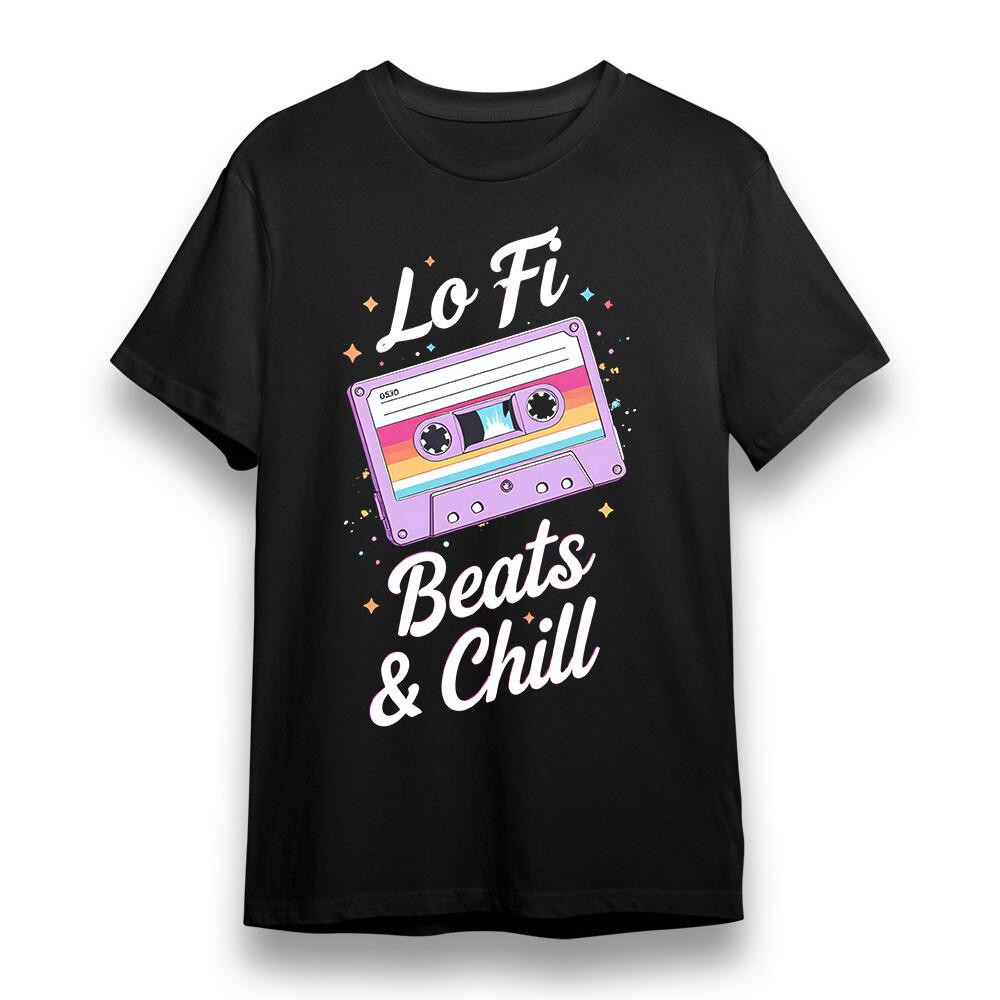 

Men s T-shirt With Chillwave Compilation Graphic Unisex Cotton Plus Size Tee 4XL