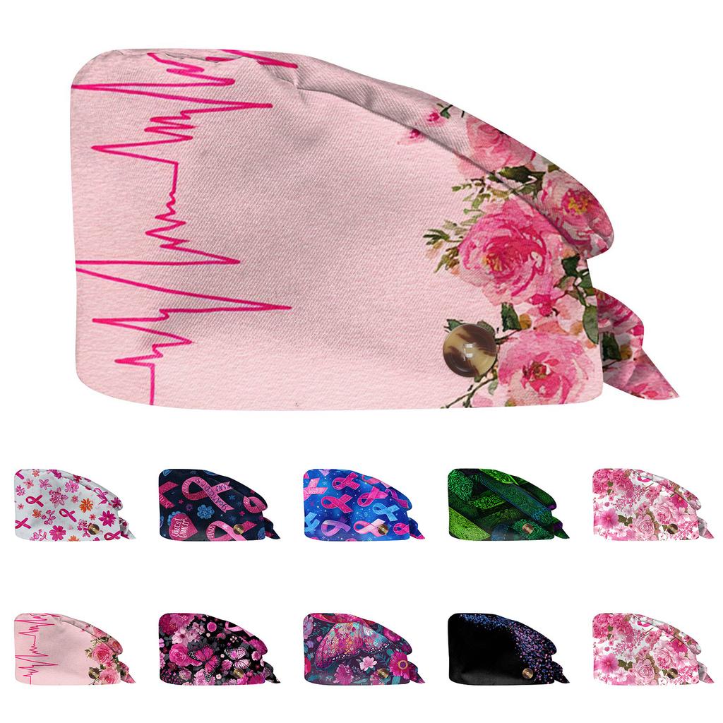 Fashion Printed Work Cap Casual Wash Hat Wrap Hat Cap