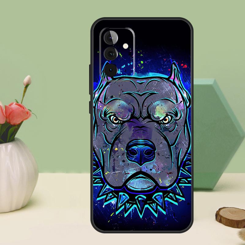 Pit Bull Lovely Dog Pitbull For Samsung Galaxy A56 A26 A36 A16 A06 A53 A33 A13 A12 A32 A52 A55 A35 A15 A54 A34 A14 Case