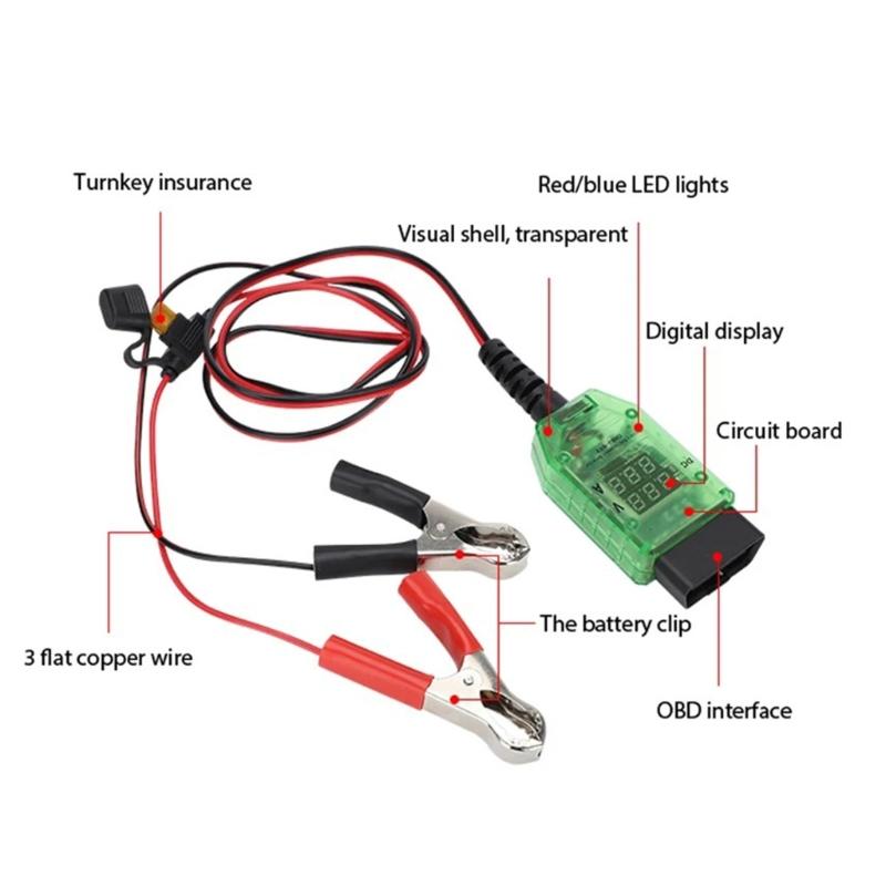 Battery Leak Detection And Replacement Aid For Hassle Easy Installation On Different Automobiles Without Power Cut