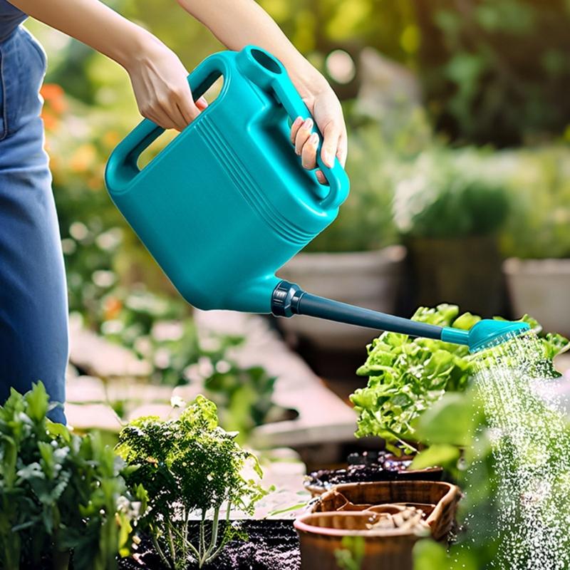 Watering Can Large Capacity Water Sprayer for Indoor and Outdoor Plant Care Plastic Construction Home Gardening Tool