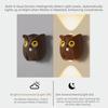 Rechargeable Smart Sensor Night Light Color Wall Lamp Intelligent Charging Owl Table Lamp Magnetic Base Adjustable Brightness