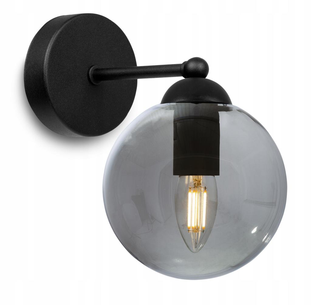 ELEGANT GLASS BALL WALL LAMP SELECTION LED
