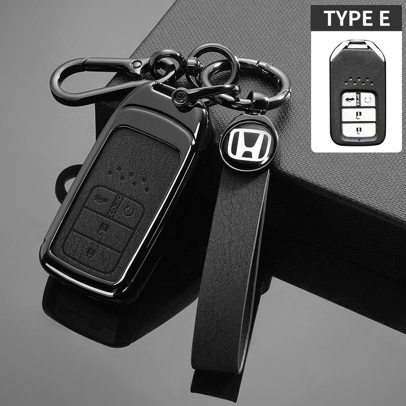 Car Key Case Cover Protection Shell For Honda Civic CRV HRV Accord Pilot Fit Freed Vezel Odyssey 2018-2022 EX EXL Smart Keyless
