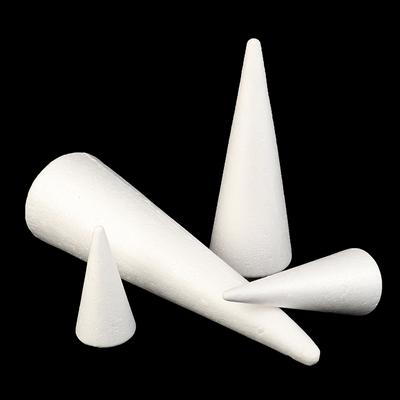 Polystyrene Cone Flat Foam Cone For Handmade Craft Diy Accessory Party Celebration Festival Home Decoration