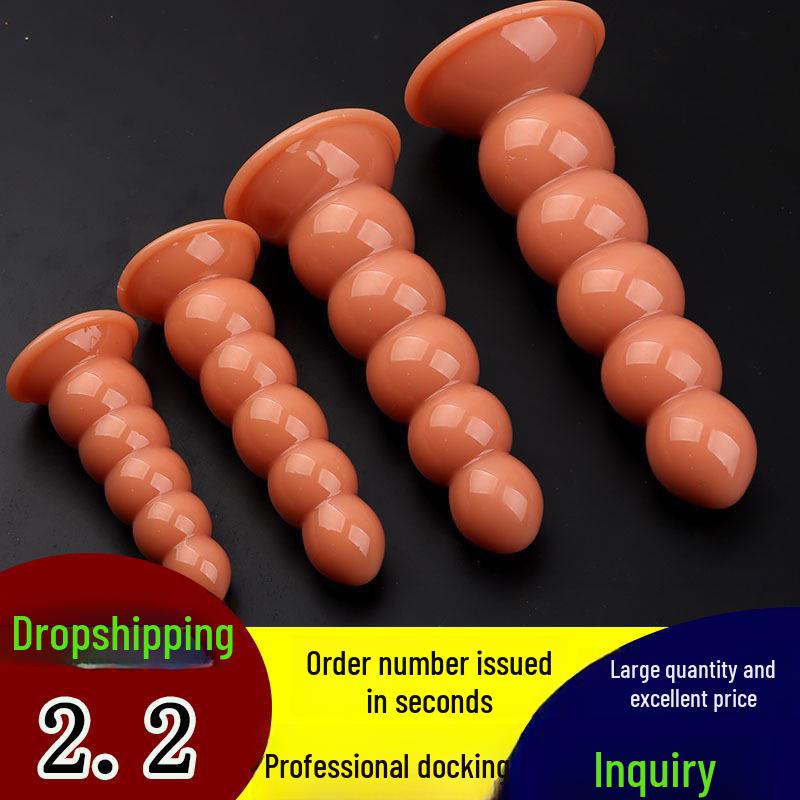 Thick Pull Beads Anal Dilator for Men - Adult Toys