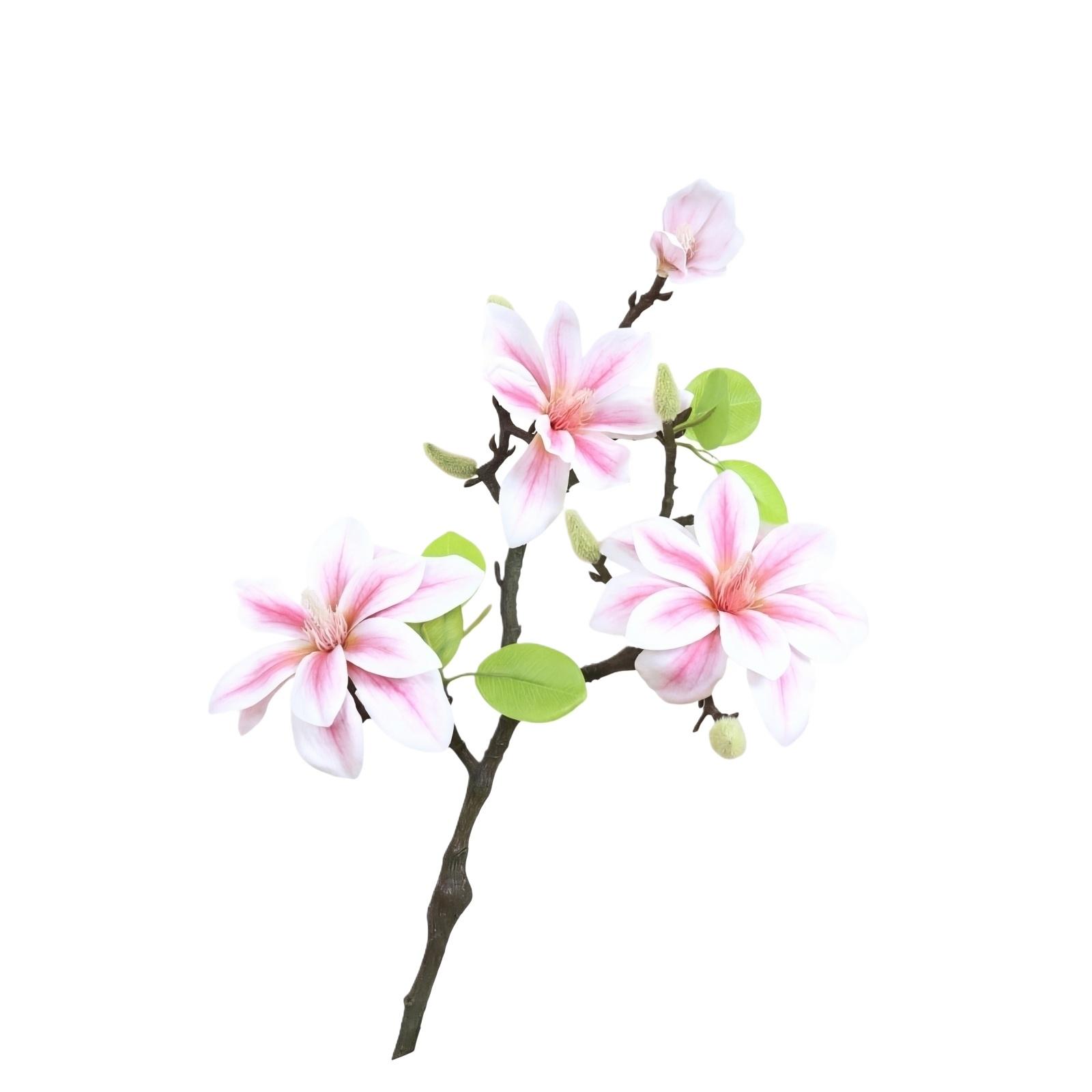 

West Magnolia Artificial Flowers For Wedding, Home, Living Room, Entrance, Dining Table Decoration, Bouquet One Size