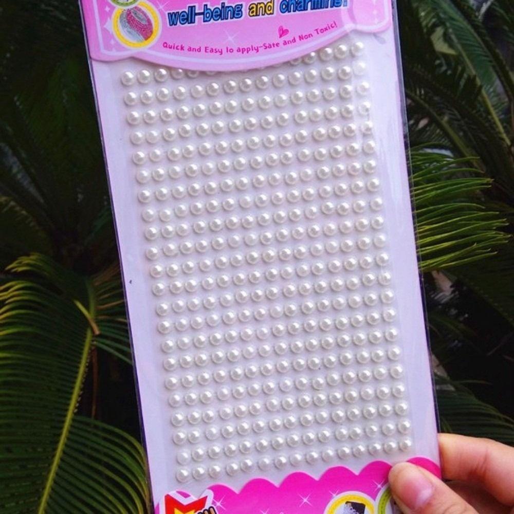 Round Shape 3D Gem Stickers Colorful Design Rhinestone Stickers Diamond Stickers  for Party Makeup