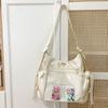 Large capacity Schoolbags Are Versatile  Simple  Transparent  and Cute. The Basic Baby Bag Is Painful and The One Shoulder Crossbody Bag.