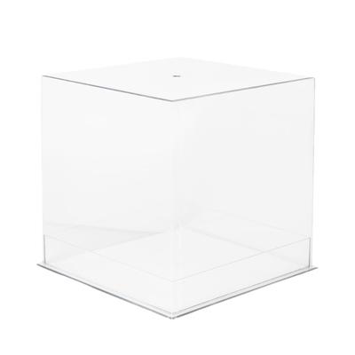 Clear Acrylic Handheld Flower Container Multipurpose Acrylic Flower Gift Box Stylish Container for Holiday and Craft