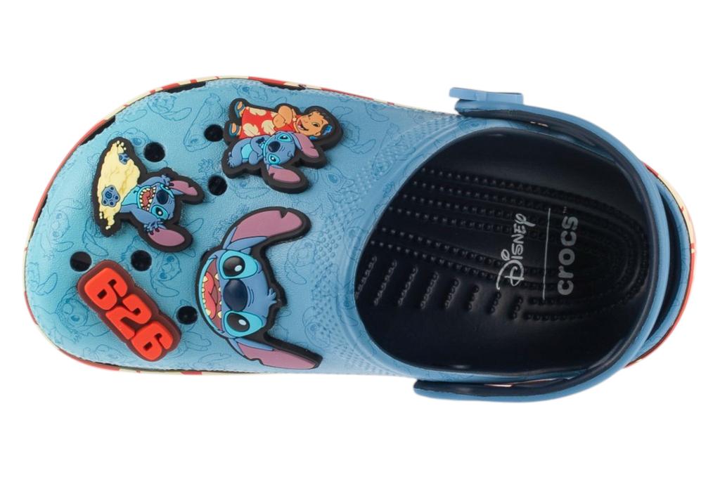 Crocs Classic Stitch Clog K, for Girl blue Slides