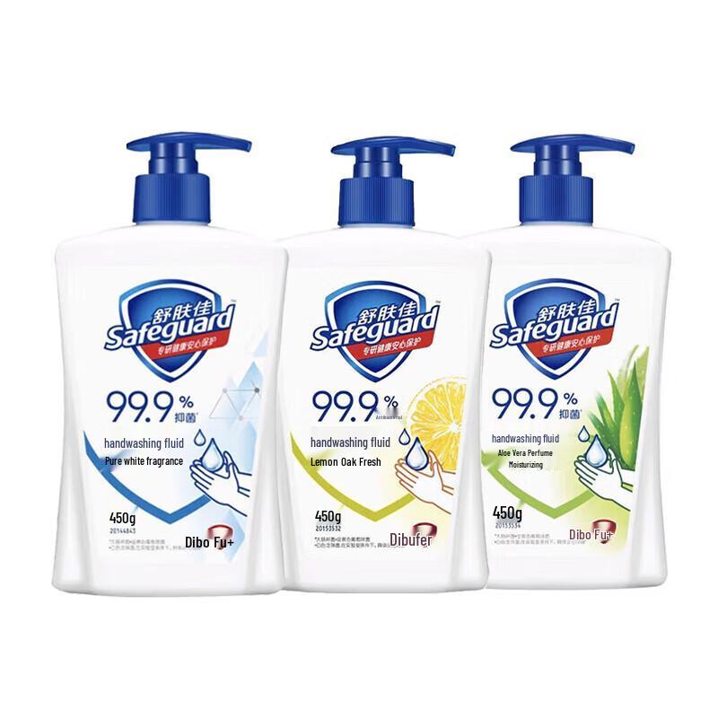 

Safeguard No-Rinse Hand Sanitizer, Assorted Fragrances, 3 x 450g