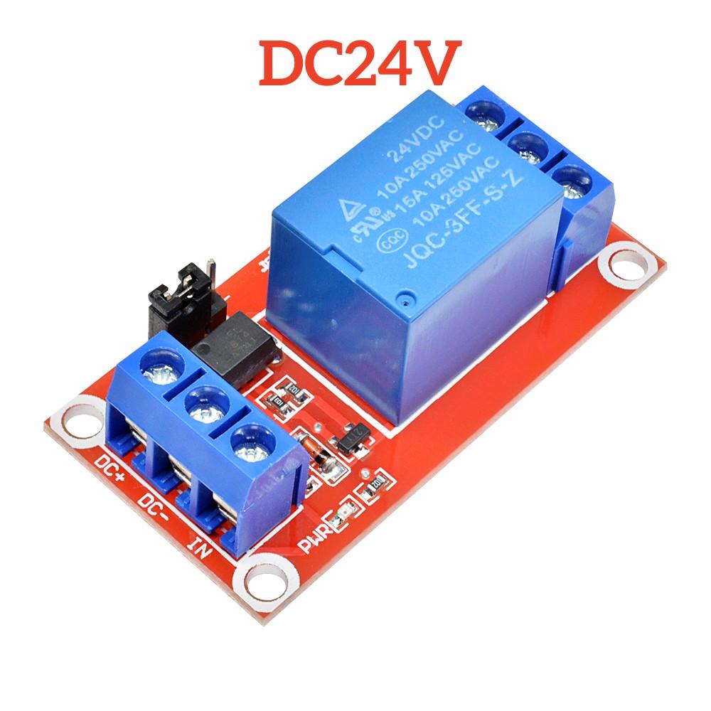 DC5V 9V 12V 24V One 1 Channel Relay Module Board Shield with Optocoupler Support High and Low Level Trigger Relay Module