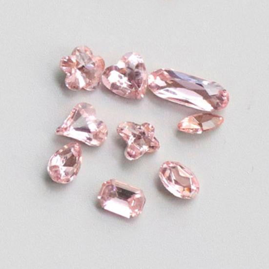 50Pcs Mixed Nail Art Faux Crystal Decorations Exquisite Appearance Personality Multifunctional Nail Art Diamonds Gift