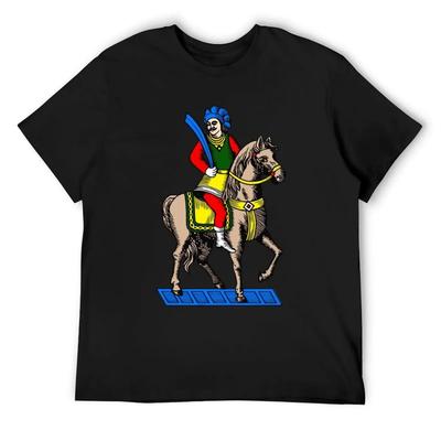 Il cavaliere di Spade T-Shirt schwarze schwere Baumwolle neue Geschenke und T-Shirts schmal geschnittene T-Shirts für Herren