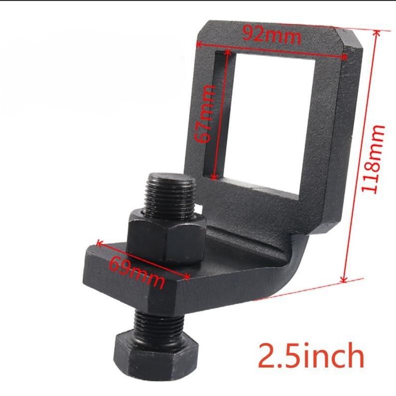 2 Inch 25 Inch Trailer Hitch Hook Clip with Anti Vibration Fastener Clamp for RV and Trailer Towing Applications