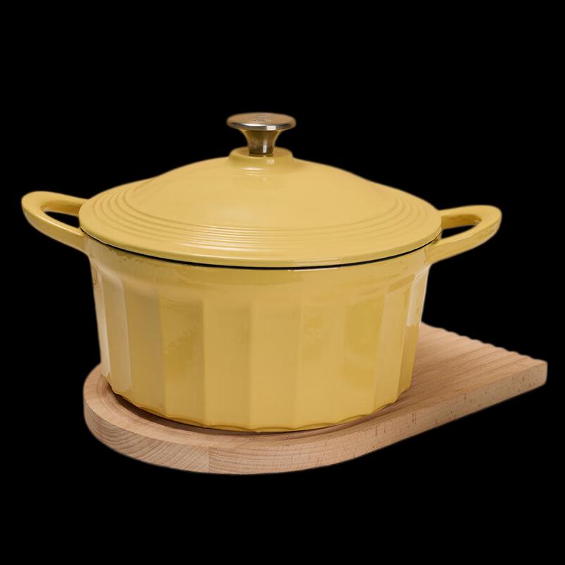 Zhang Xiaoquan Colorful Enamel Cast Iron Pot
