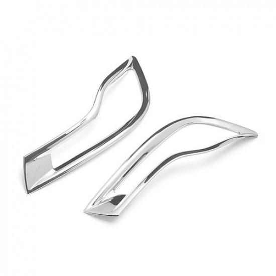 For Honda CRV 2017 2018 2019 CR-V Chrome Trim Rear Bumper Reflector Cover Trim