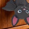 Mini Hanging Bat Figurine 3D Printed Small Bat Statue Halloween Holiday Party Spooky Black Bat Hanger Decoration Ornament