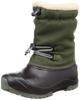 Pookies Snow Ultra and Fully Lined with Fleece Sizes Kids' Boots, Lightweight, Waterproof, Cold-Weather, Lining, PK-WP201, Olive, 19cm-20cm