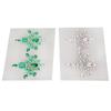 Breast Jewels Rhinestone Sticker Art Tattoo Rhinestone Chest Sticker Jewel Paste for Makeup