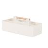 Plastic Stationery Finishing Box Multi-compartment Divided Baskets Desktop Storage Case  Makeup