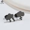 Punk Stainless Steel Lightning Earring for Women Sun Piercing Jewelry Cool Girls Personality Earrings Gifts Accessories