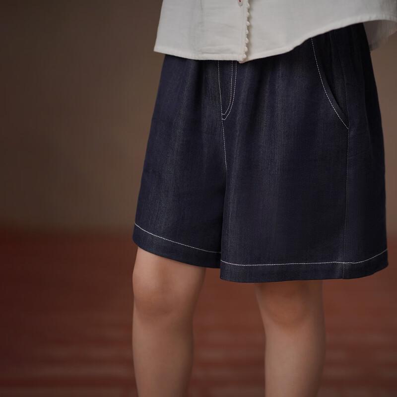 Hacikis Girls Summer Cool-Touch Lyocell Five-Point Casual Shorts 170